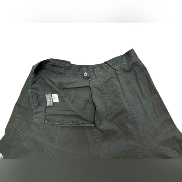 Roughrider By Circle Y Western Skirt Long Black Flowy Size 17/18 EUC - Picture 7 of 10